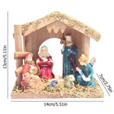 Statue Nativity Scene Baby Jesus Nativity Scene Figure Christmas-TB00820-Veeddydropshipping